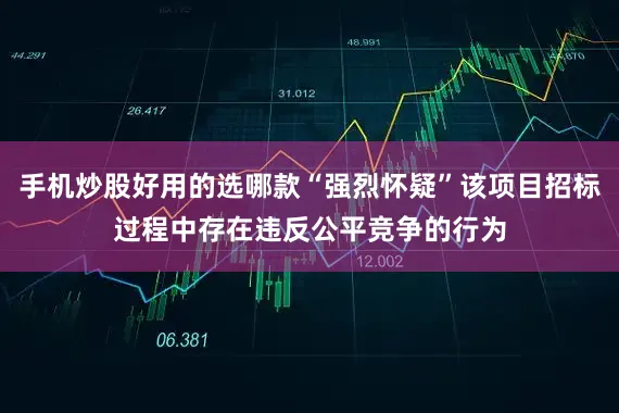手机炒股好用的选哪款“强烈怀疑”该项目招标过程中存在违反公平竞争的行为
